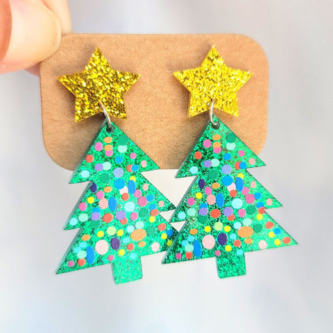 Christmas Tree Earrings