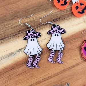 Cowgirl Ghost Earrings