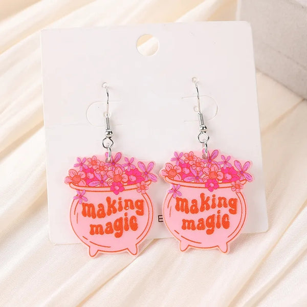 Making Magic Earrings