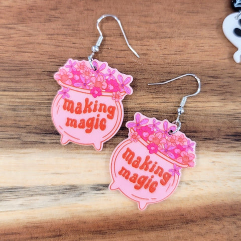 Making Magic Earrings