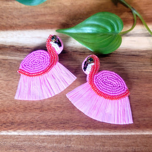 Pink Flamingo Earrings