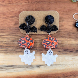 Spooky Pumpkin Earrings