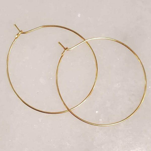 Gold Hoop Earrings