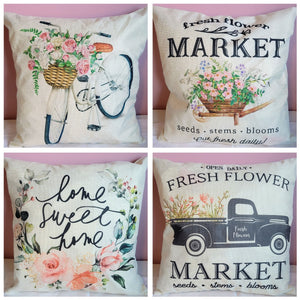 Spring Pillow Cover