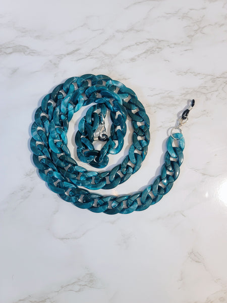 Acrylic Chain Glasses/Mask Holder