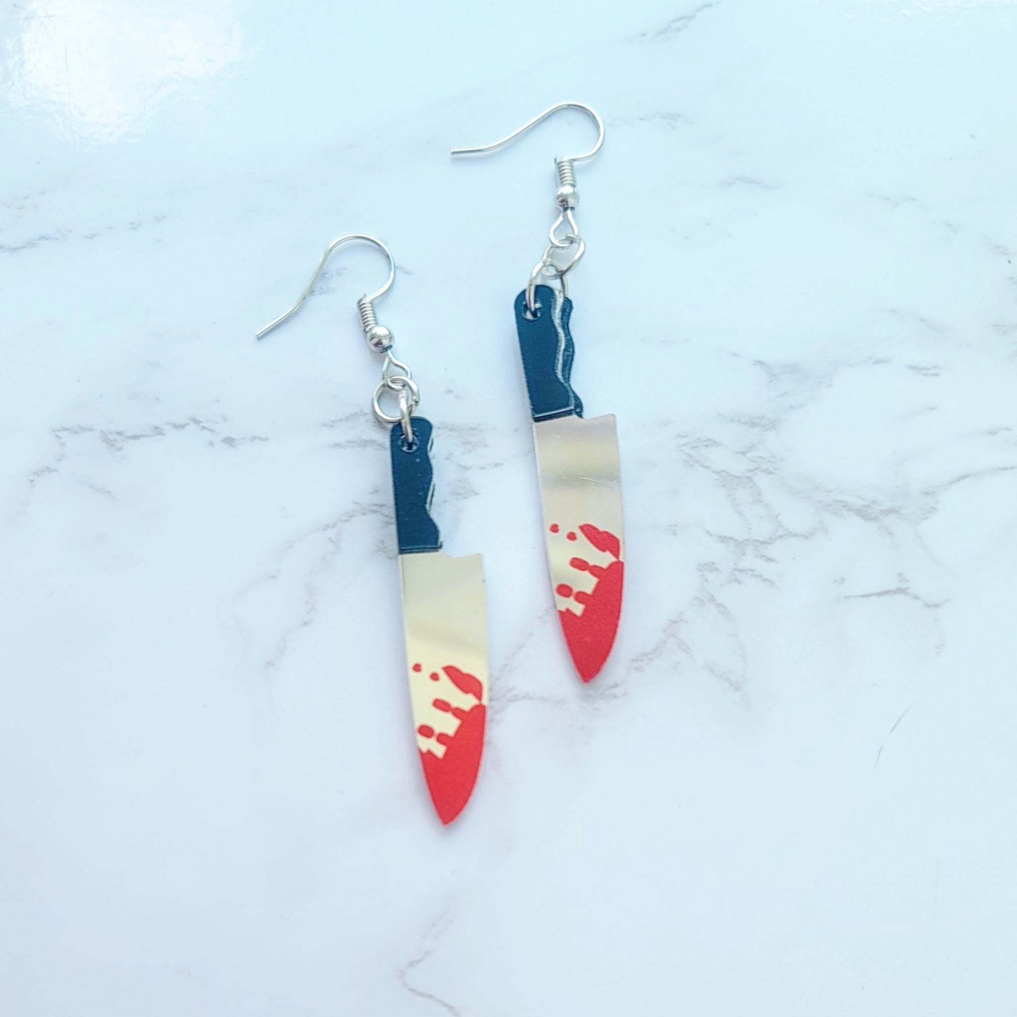 Bloody Knife Earrings