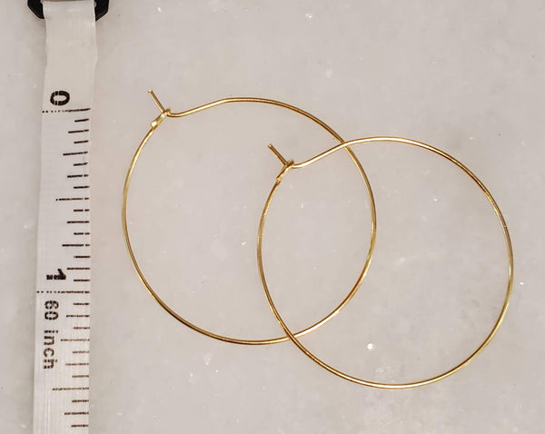 Gold Hoop Earrings