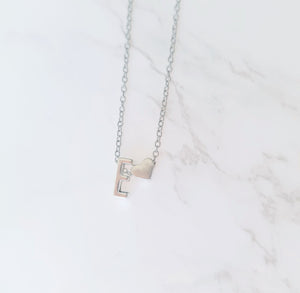 Initial Heart Necklaces