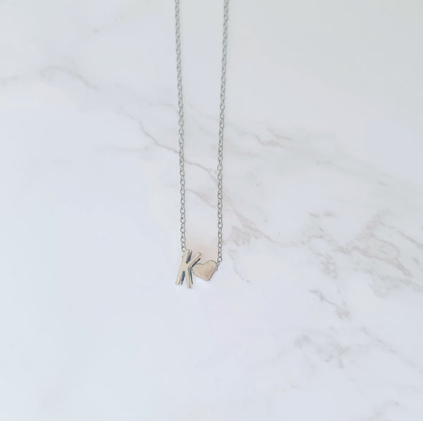 Initial Heart Necklaces