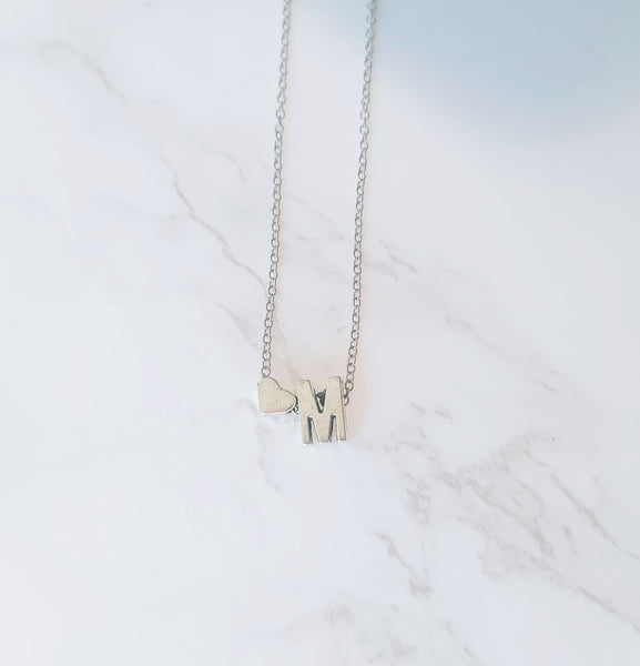 Initial Heart Necklaces