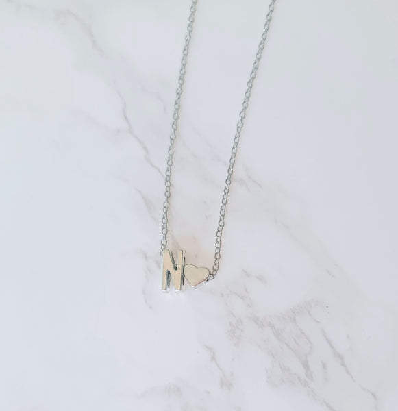 Initial Heart Necklaces