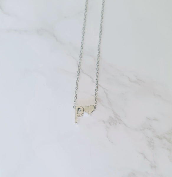 Initial Heart Necklaces