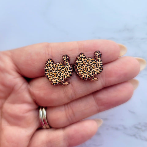 Leopard Turkey Stud Earrings