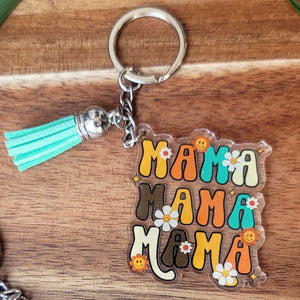 Retro Mama Keychain