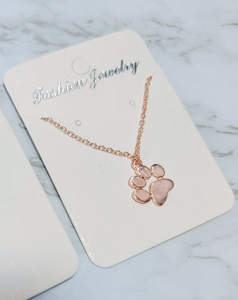 Paw Print Necklace