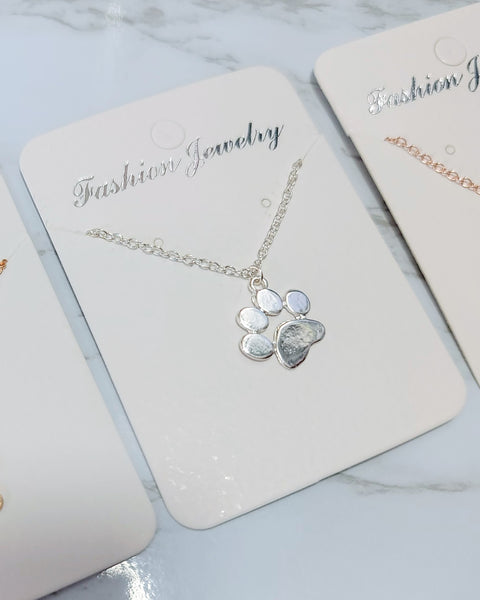 Paw Print Necklace