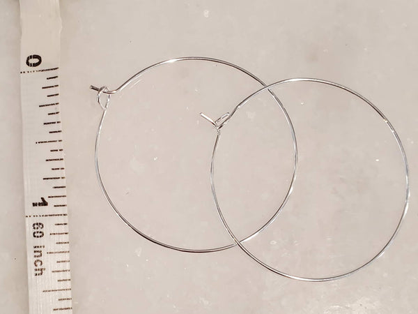 Silver Hoop Earrings