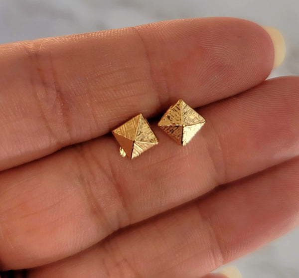 Square Stud Earrings