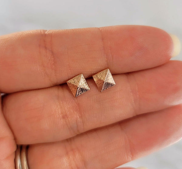 Square Stud Earrings