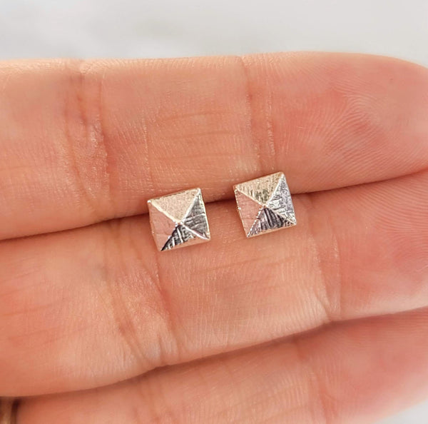 Square Stud Earrings