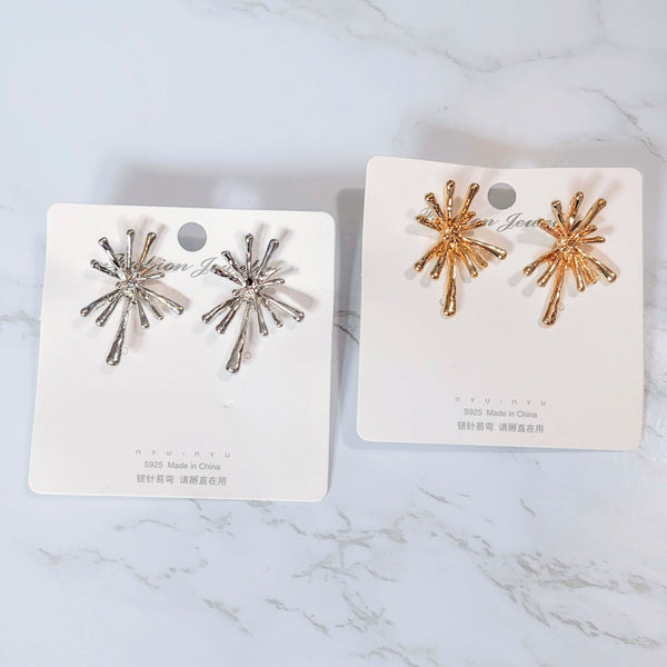 Star Burst Stud Earrings